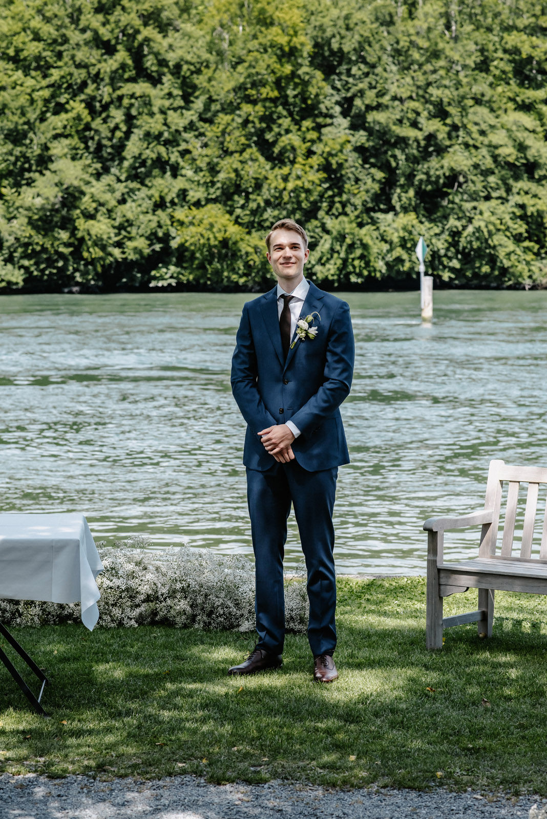 Wedding of Elisa and Dominik by the Rhine in Diessenhofen, Switzerland — photograph 6