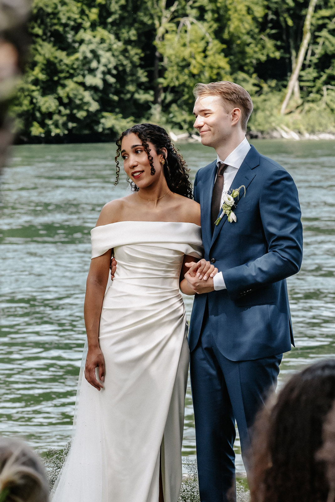 Wedding of Elisa and Dominik by the Rhine in Diessenhofen, Switzerland — photograph 26