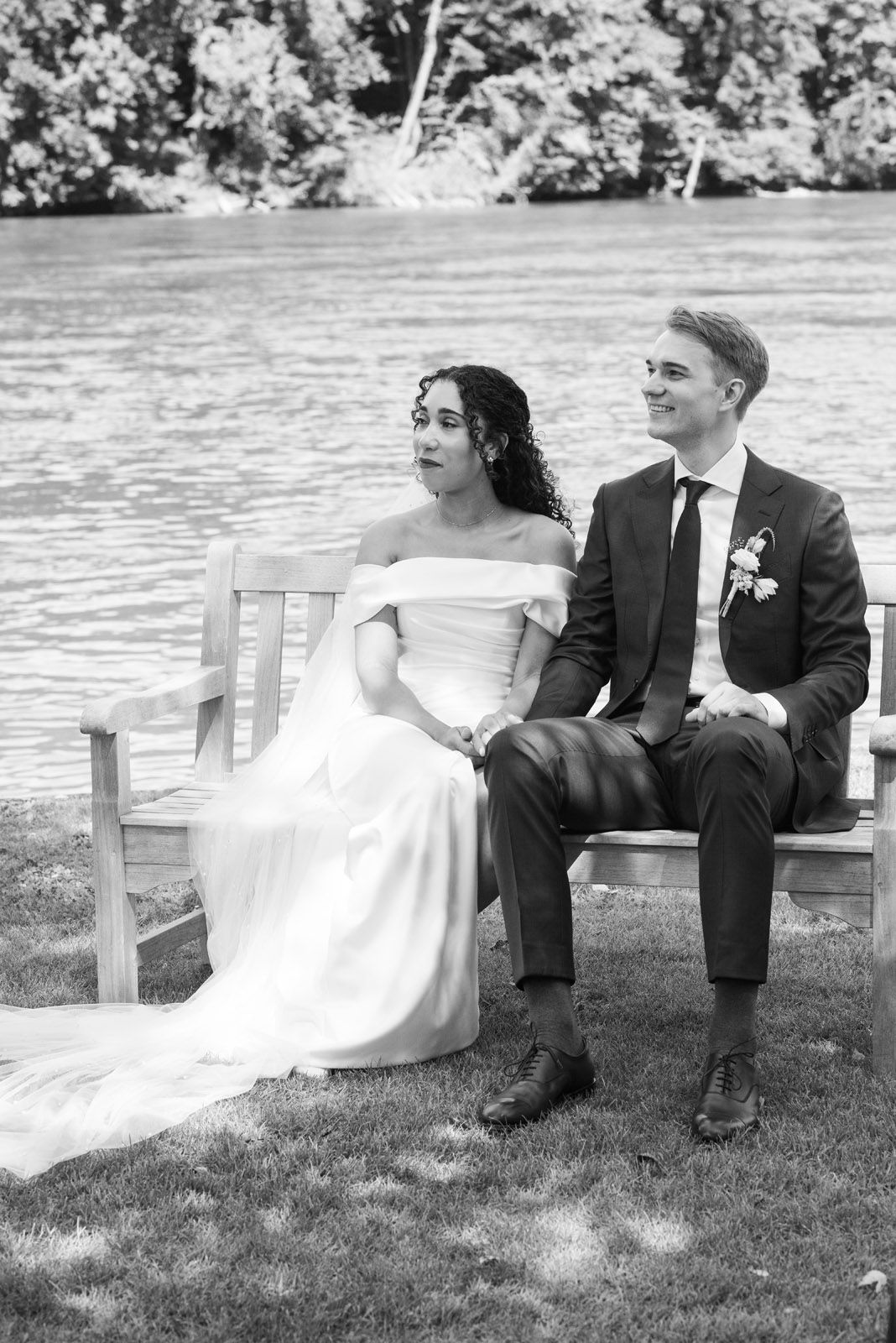 Wedding of Elisa and Dominik by the Rhine in Diessenhofen, Switzerland — photograph 39