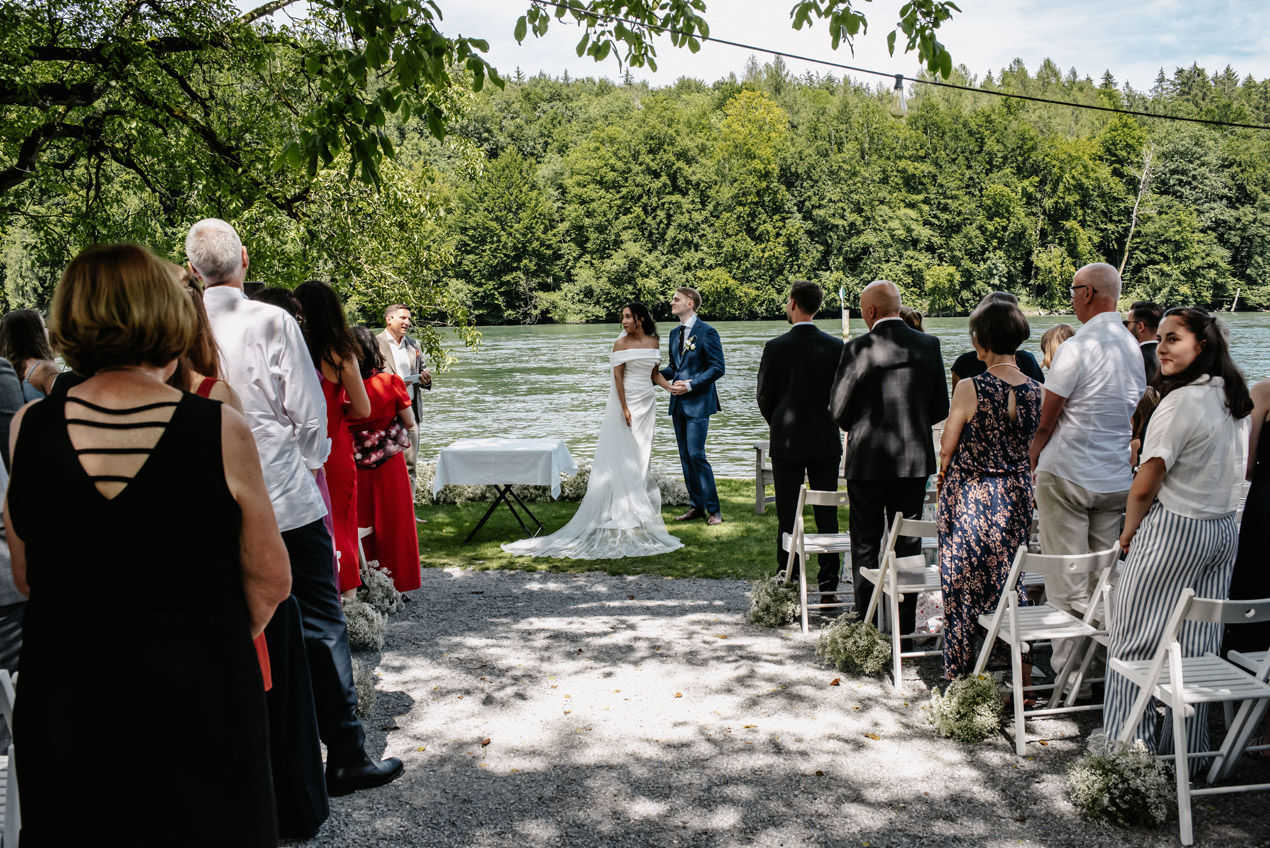 Wedding of Elisa and Dominik by the Rhine in Diessenhofen, Switzerland — photograph 45