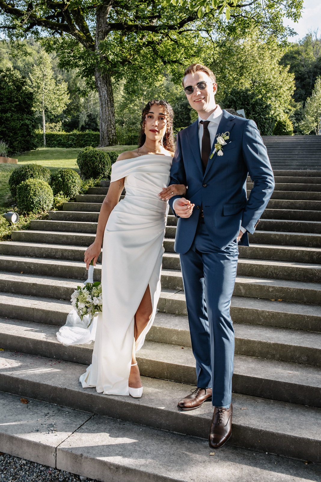 Wedding of Elisa and Dominik by the Rhine in Diessenhofen, Switzerland — photograph 51