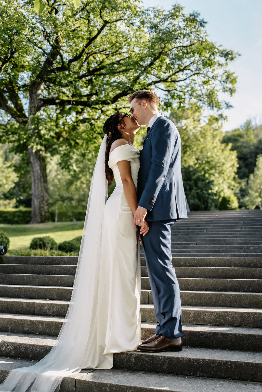 Wedding of Elisa and Dominik by the Rhine in Diessenhofen, Switzerland — photograph 54