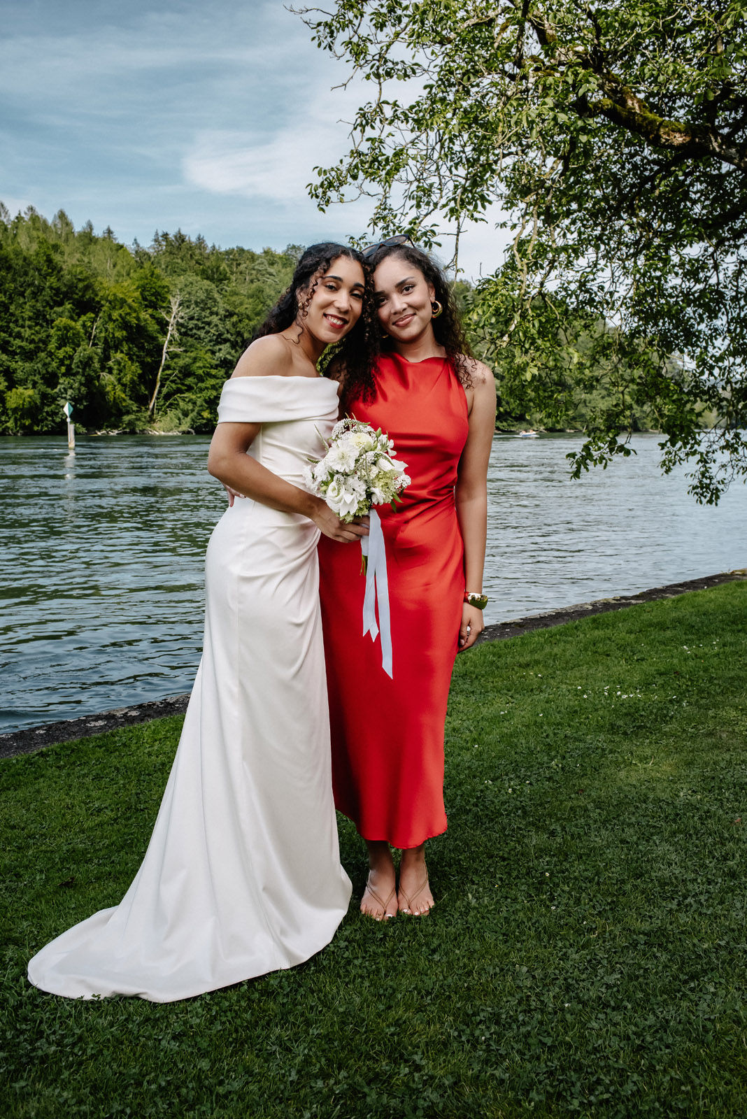 Wedding of Elisa and Dominik by the Rhine in Diessenhofen, Switzerland — photograph 67
