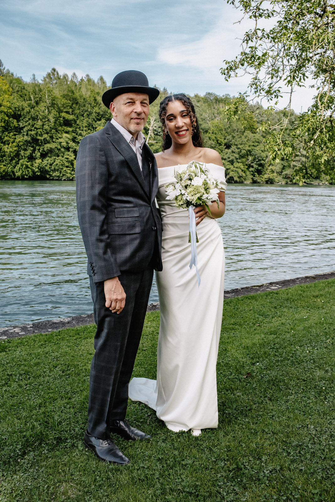 Wedding of Elisa and Dominik by the Rhine in Diessenhofen, Switzerland — photograph 68