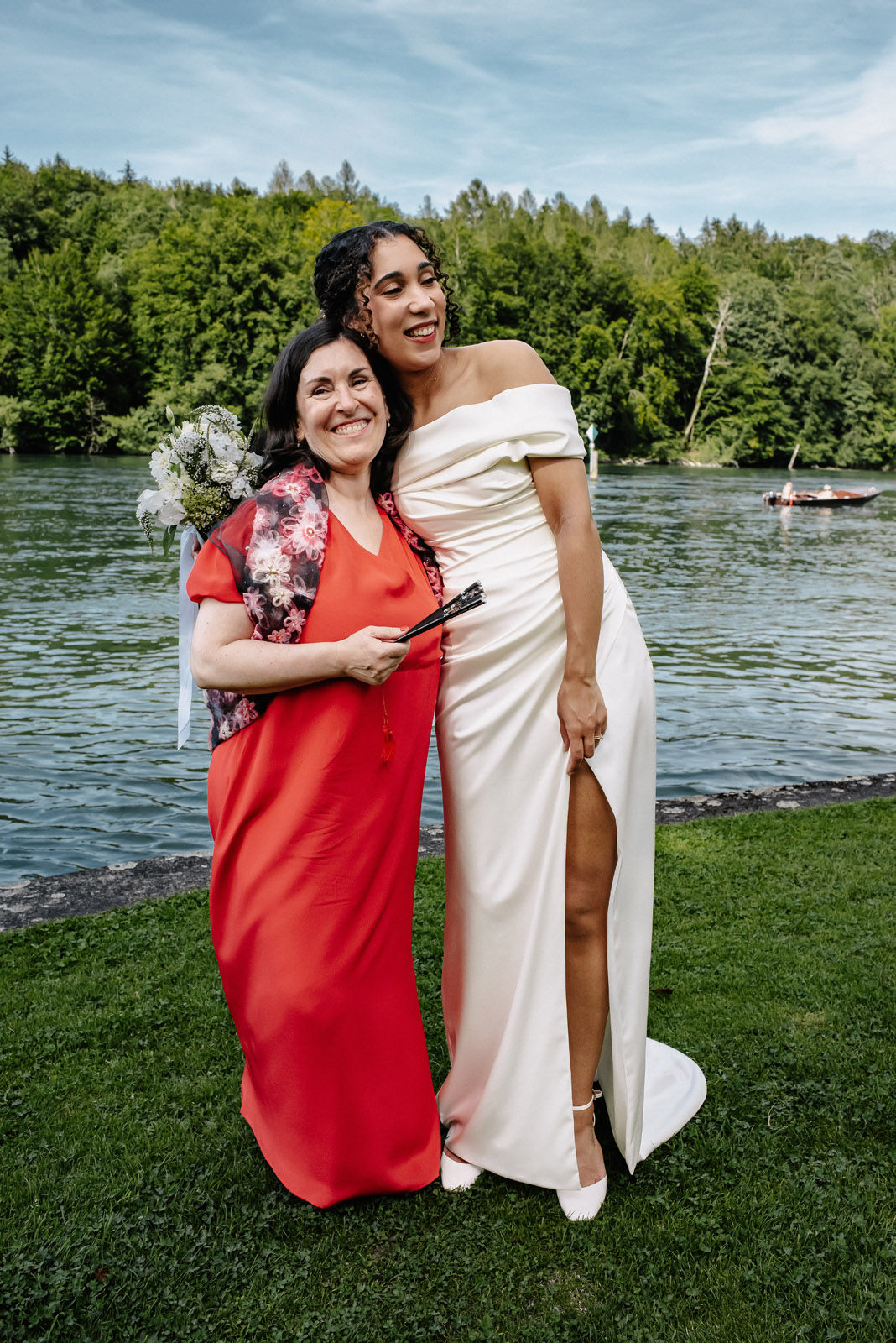 Wedding of Elisa and Dominik by the Rhine in Diessenhofen, Switzerland — photograph 69