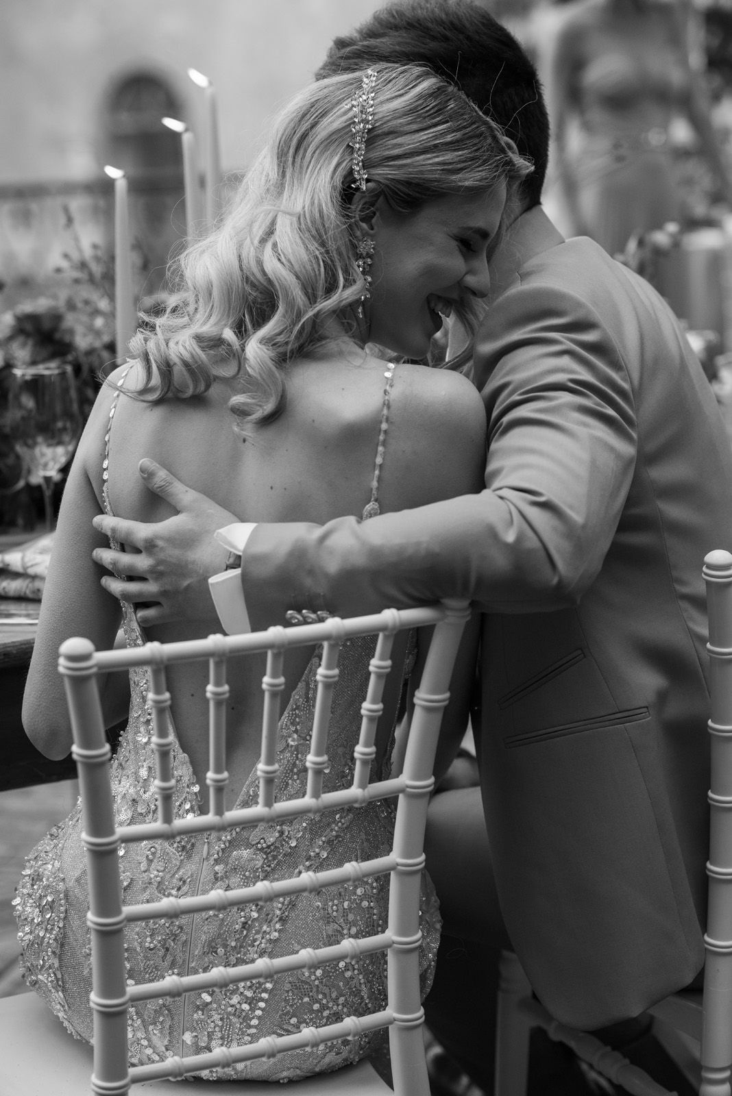 Black-and-white wedding of Nicole and Flavio at Villa Malliana near Lake Como — photograph 14