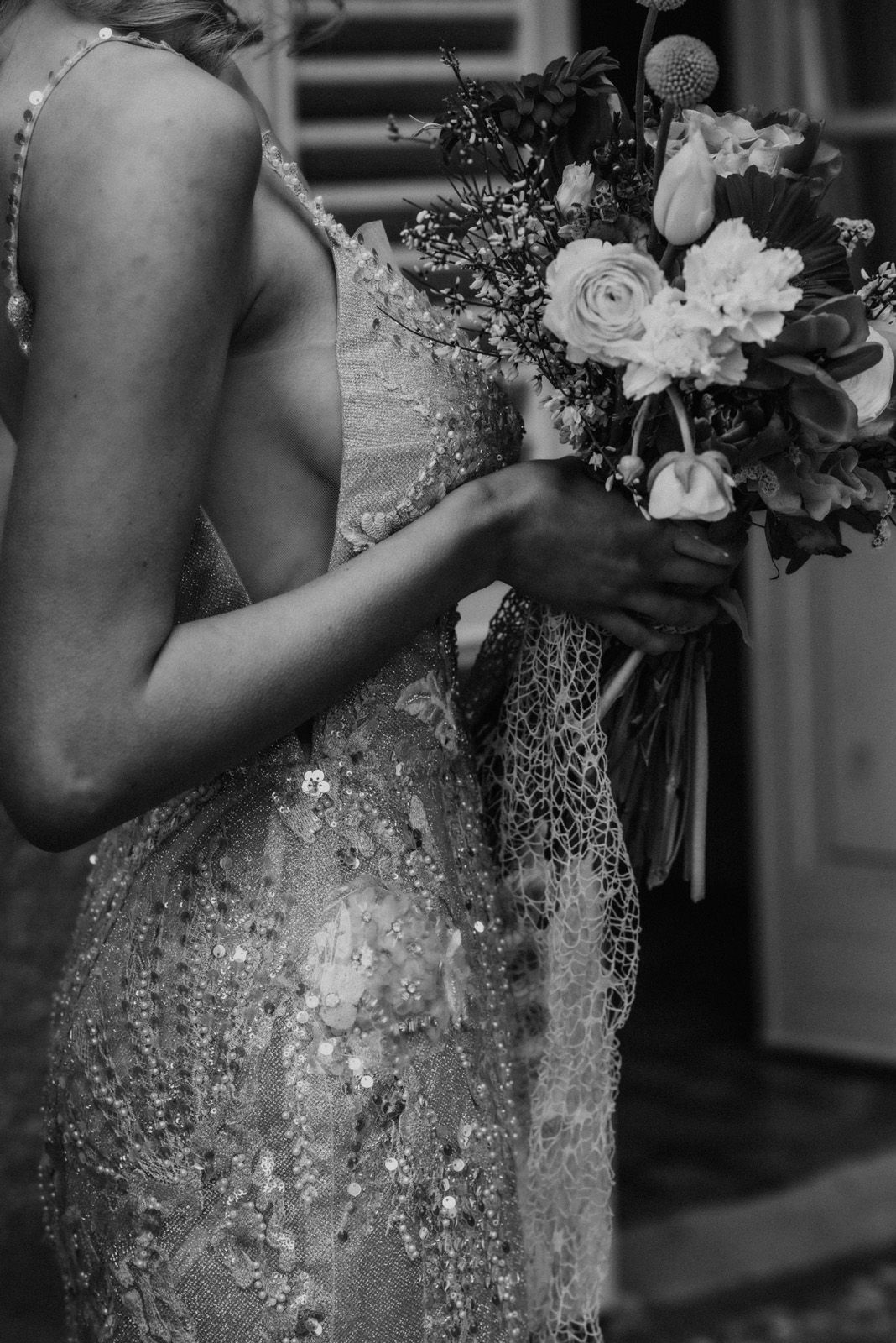 Black-and-white wedding of Nicole and Flavio at Villa Malliana near Lake Como — photograph 16