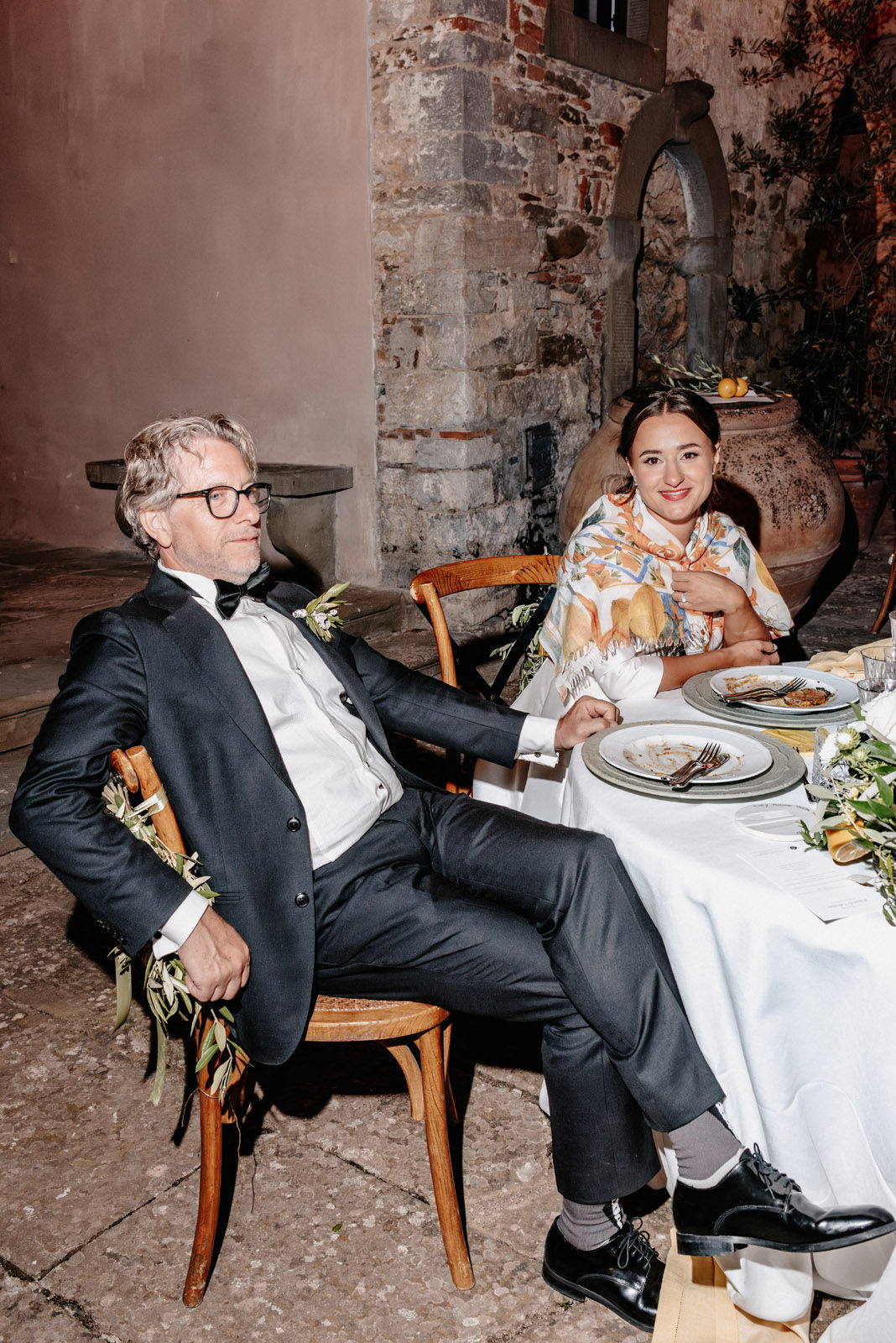 Three-day destination wedding of Fanni and Valentin in Tuscany, Italy — photograph 73
